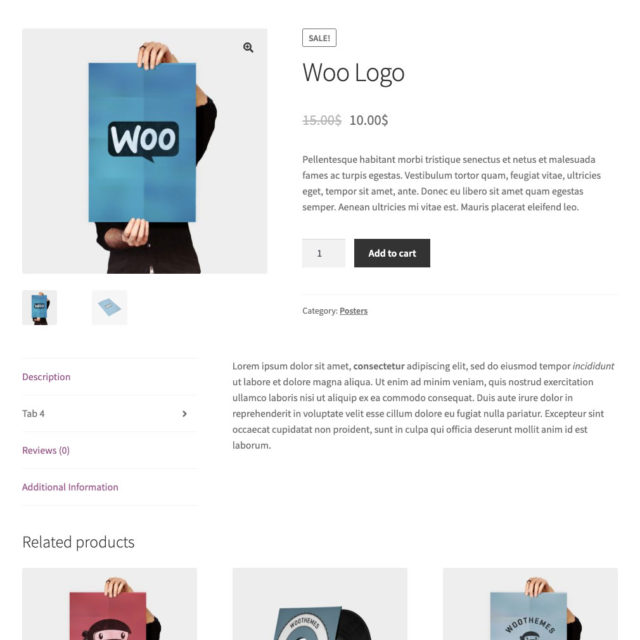 product builder style product page woocommerce