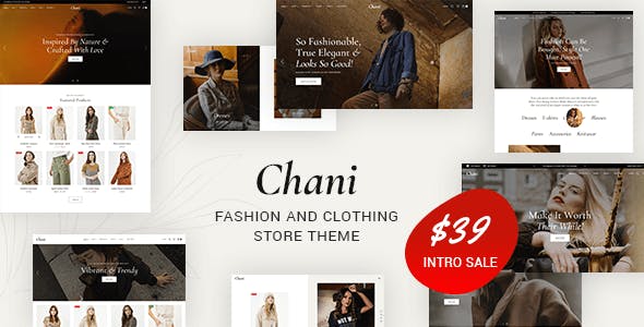 Chani - Fashion And Clothing Store Theme - WPClever